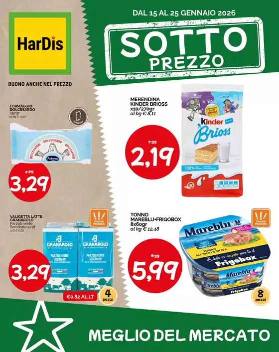Volantino Hardis a Gualdo | Sotto prezzo | 2026-01-15T00:00:00.000Z - 2026-01-25T00:00:00.000Z