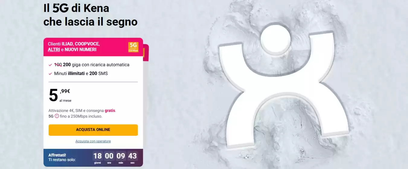 Volantino Kena Mobile a Carloforte | Il 5g di kena che lascia il segno | 2026-01-15T00:00:00.000Z - 2026-02-02T00:00:00.000Z