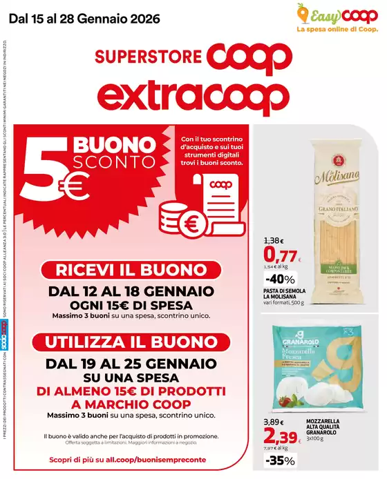 Volantino Extracoop a Gualdo | Dal 15 al 28 Gennaio 2026 | 2026-01-15T00:00:00.000Z - 2026-01-28T00:00:00.000Z