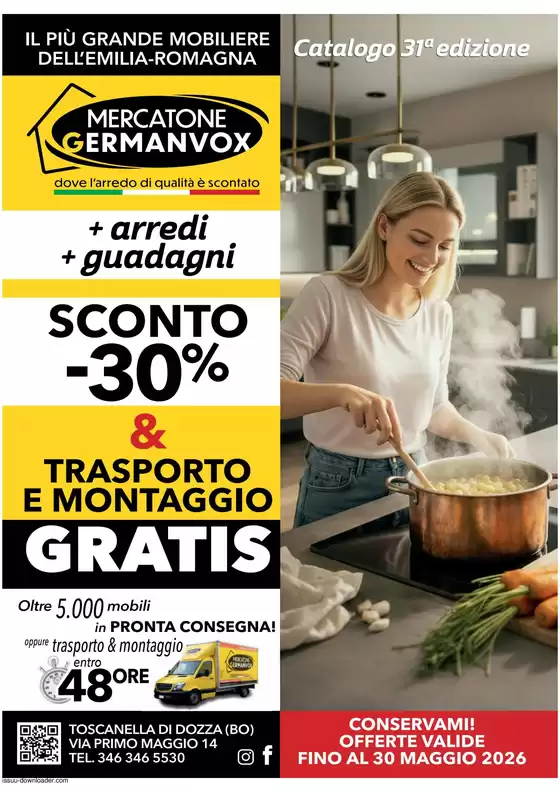 Volantino Mercatone Germanvox | Sconto -30% | 2026-01-15T00:00:00.000Z - 2026-05-30T00:00:00.000Z
