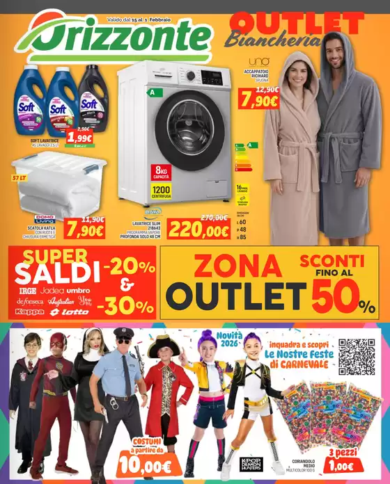 Volantino Orizzonte | Offerte Orizzonte | 2026-01-15T00:00:00.000Z - 2026-02-01T00:00:00.000Z