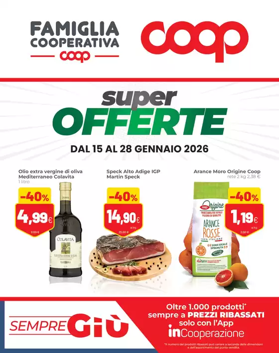 Volantino Coop a Gualdo | Super offerte | 2026-01-15T00:00:00.000Z - 2026-01-28T00:00:00.000Z