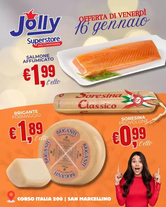 Volantino Jolly Market a Loreo | Offerte  | 2026-01-16T00:00:00.000Z - 2026-01-16T00:00:00.000Z