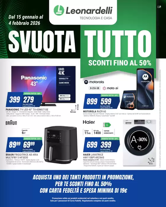 Volantino Leonardelli a Asti | TUTTO sconti fino al 50% | 2026-01-15T00:00:00.000Z - 2026-02-04T00:00:00.000Z