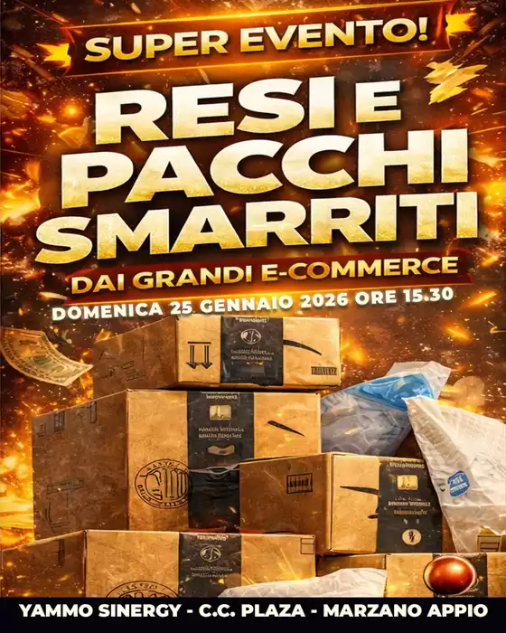 Volantino Yammo a Asti | Super evento! | 2026-01-25T00:00:00.000Z - 2026-01-25T00:00:00.000Z