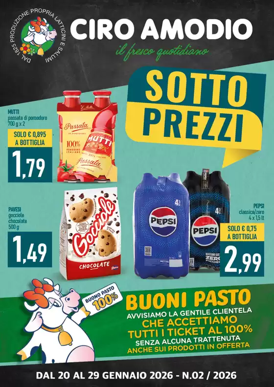Volantino Ciro Amodio | Sotto prezzi | 2026-01-20T00:00:00.000Z - 2026-01-29T00:00:00.000Z