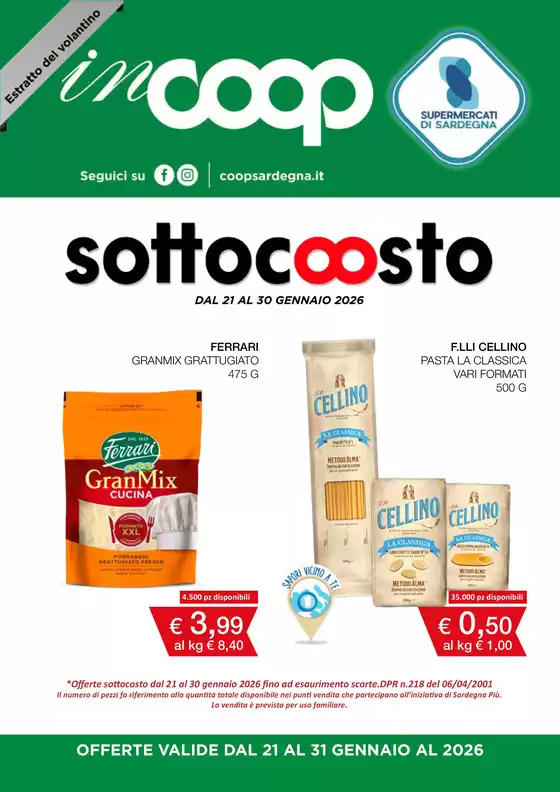 Volantino Coop a Zero Branco | Sottocosto | 2026-01-21T00:00:00.000Z - 2026-01-31T00:00:00.000Z