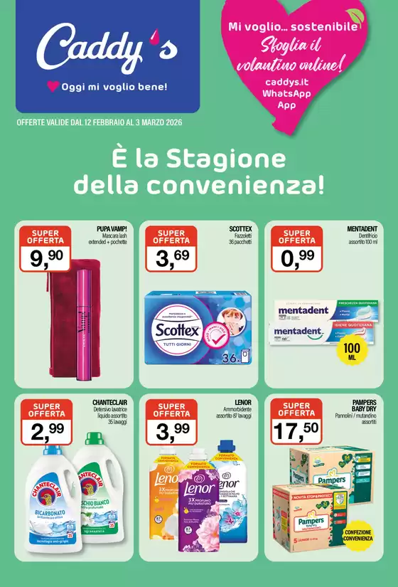 Volantino Caddy's | È la stagione della convenienza! | 2026-02-12T00:00:00.000Z - 2026-03-03T00:00:00.000Z