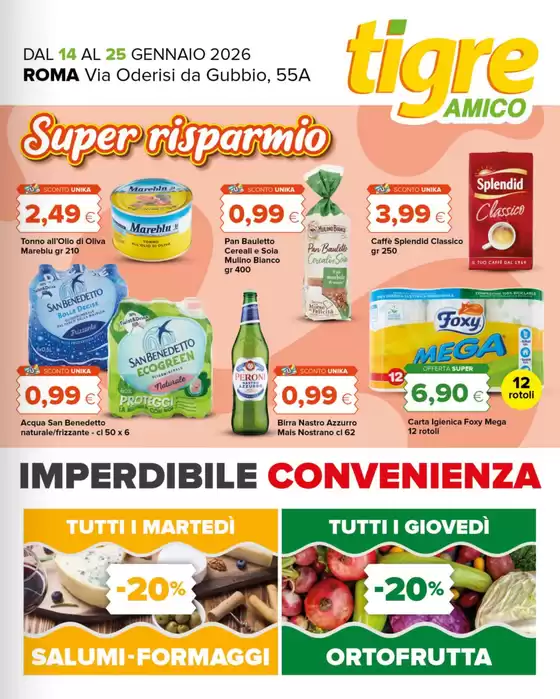 Volantino Tigre Amico a Lizzano | Super risparmio | 2026-01-21T00:00:00.000Z - 2026-01-25T00:00:00.000Z