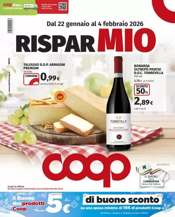 Volantino Coop | Sconti fino al 40% | 2026-01-22T00:00:00.000Z - 2026-02-04T00:00:00.000Z