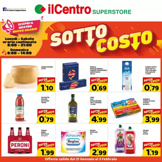 Volantino Il Centro Superstore | Sotto costo | 2026-01-21T00:00:00.000Z - 2026-02-03T00:00:00.000Z