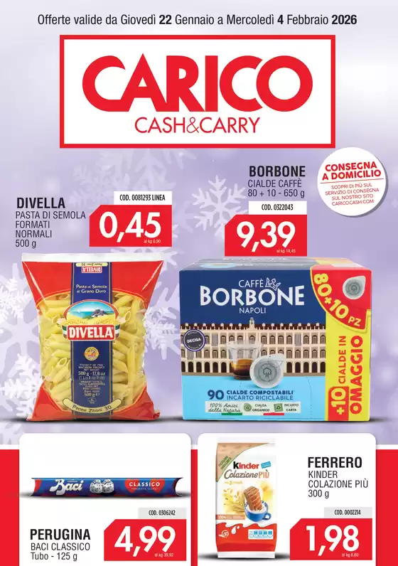Volantino Carico Cash & Carry a Carosino | Offerte | 2026-01-22T00:00:00.000Z - 2026-02-04T00:00:00.000Z