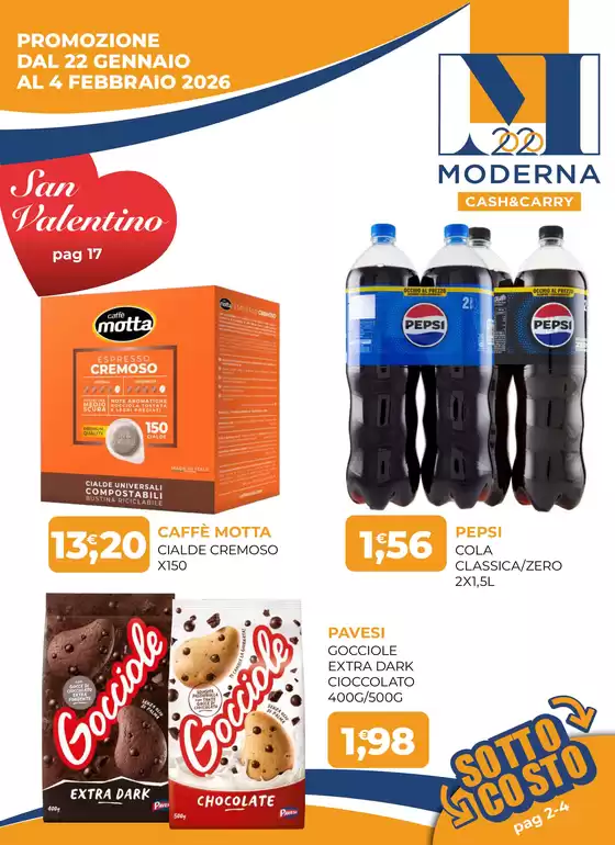 Volantino Moderna Cash | PROMOZIONE DAL 22 GENNAIO AL 4 FEBBRAIO 2026 | 2026-01-22T00:00:00.000Z - 2026-02-04T00:00:00.000Z