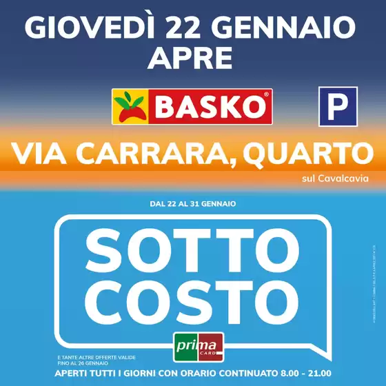 Volantino Basko | Sottocosto | 2026-01-22T00:00:00.000Z - 2026-01-31T00:00:00.000Z