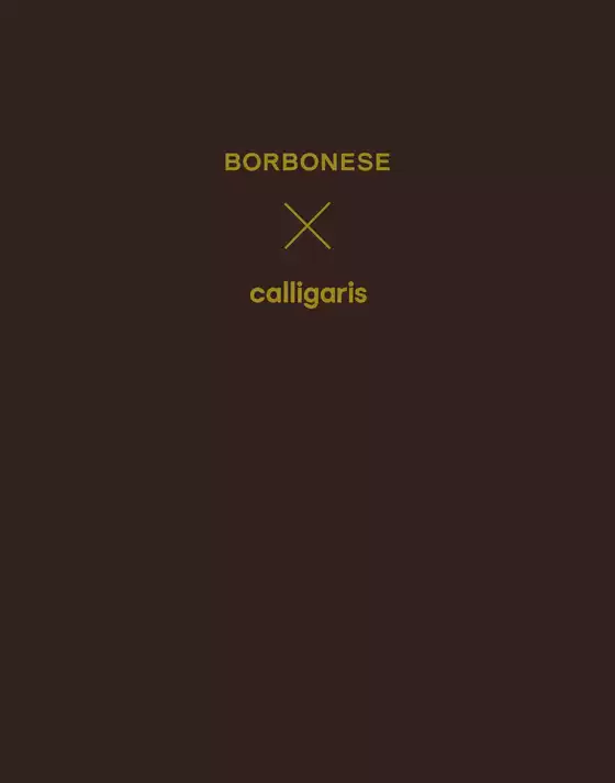 Volantino Calligaris a Palermo | Brochure Borbonese x Calligaris 04 2025 | 2026-01-22T00:00:00.000Z - 2026-02-05T00:00:00.000Z