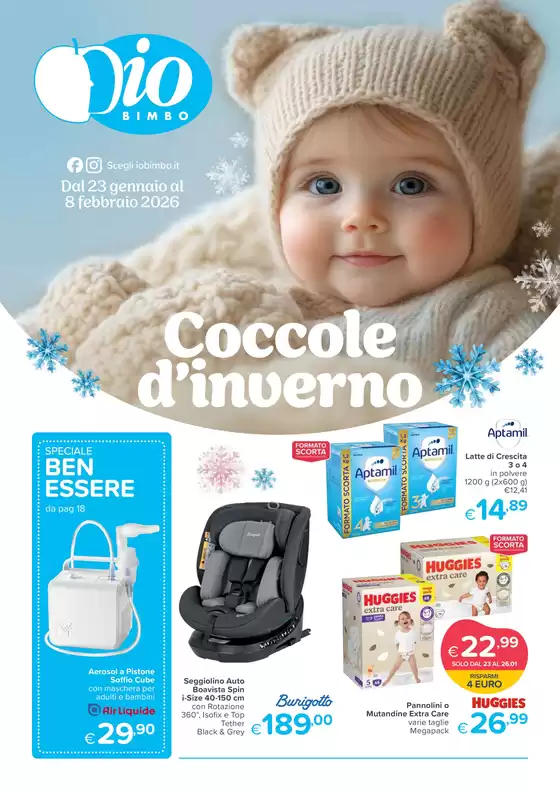 Volantino Io Bimbo a Scafati | Coccole dinverno | 2026-01-23T00:00:00.000Z - 2026-02-08T00:00:00.000Z