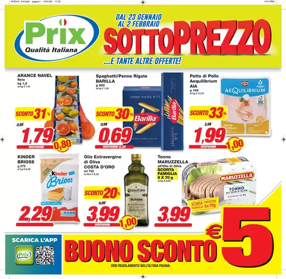 Volantino Prix a Melendugno | Sotto prezzo | 2026-01-23T00:00:00.000Z - 2026-02-02T00:00:00.000Z