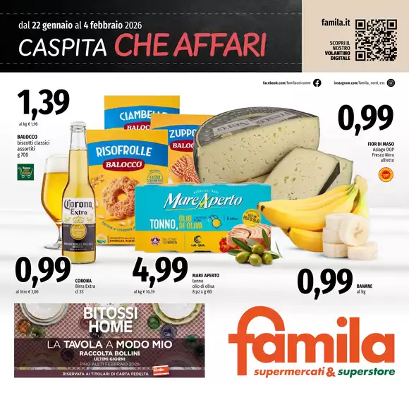 Volantino Famila Superstore a Cinisi | CASPITA CHE AFFARI | 2026-01-23T00:00:00.000Z - 2026-02-04T00:00:00.000Z