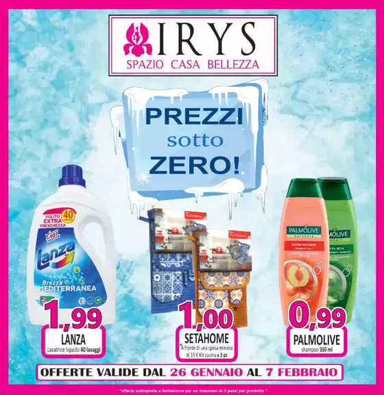 Volantino Irys a Villabate | Prezzi sotto zero! | 2026-01-26T00:00:00.000Z - 2026-02-07T00:00:00.000Z