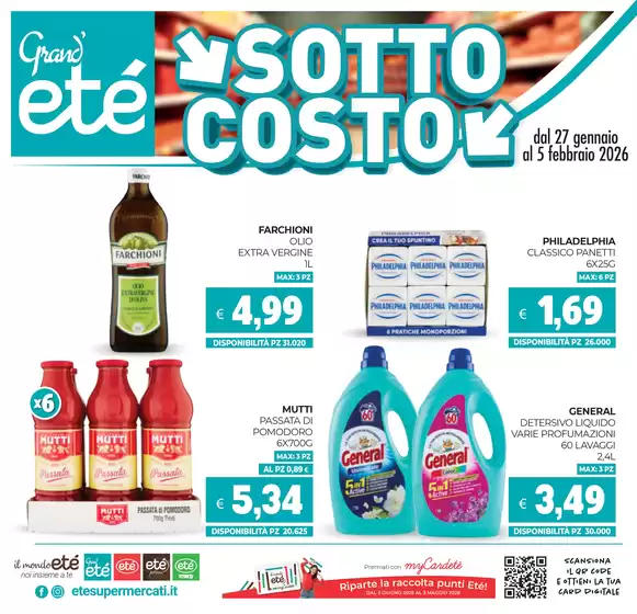 Volantino Etè a Mareno di Piave | Sottocosto | 2026-01-27T00:00:00.000Z - 2026-02-05T00:00:00.000Z