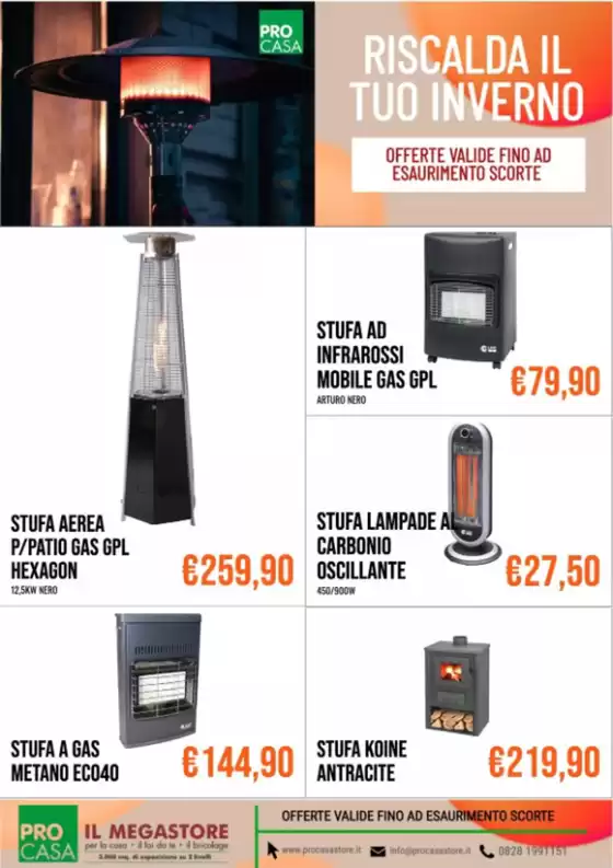 Volantino Procasa | Riscalda il tuo inverno | 2026-01-26T00:00:00.000Z - 2026-02-09T00:00:00.000Z