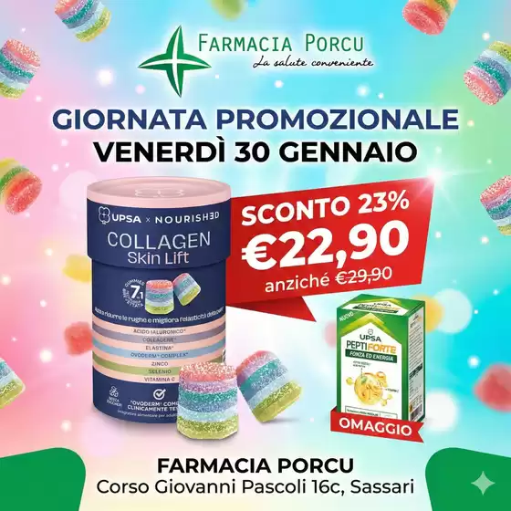 Volantino Farmacia Porcu a Rivoli | Sconto 23% | 2026-01-27T00:00:00.000Z - 2026-01-31T00:00:00.000Z