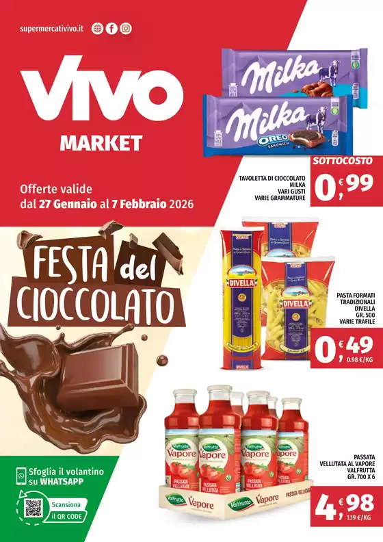 Volantino Vivo Market a Raffadali | Festa del cioccolato | 2026-01-27T00:00:00.000Z - 2026-02-07T00:00:00.000Z