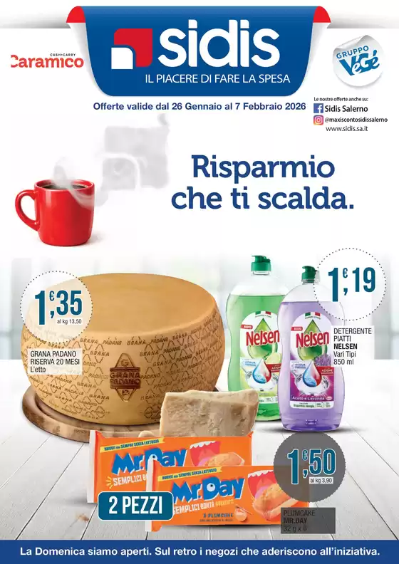 Volantino Sidis a Raffadali | Risparmio che ti scalda. | 2026-01-26T00:00:00.000Z - 2026-02-07T00:00:00.000Z
