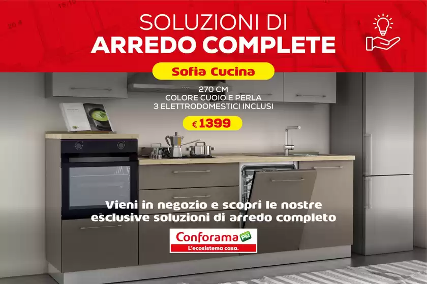 Volantino Conforama a Vercelli | Soluzioni di arredo complete | 2026-01-27T00:00:00.000Z - 2026-02-10T00:00:00.000Z