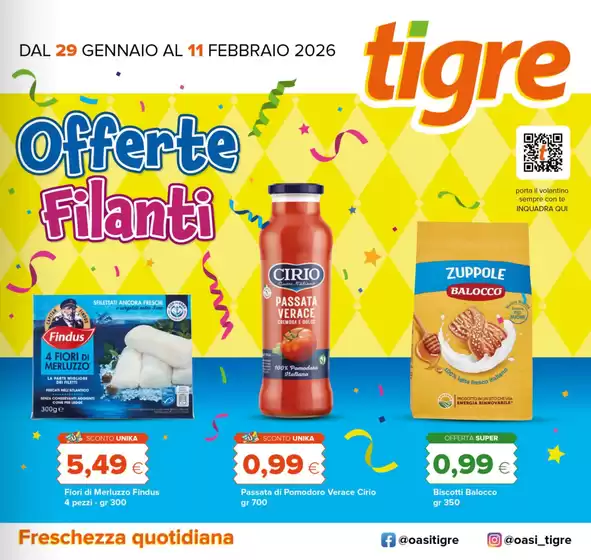 Volantino Tigre a Marsciano | Offerte filanti | 2026-01-28T00:00:00.000Z - 2026-02-11T00:00:00.000Z