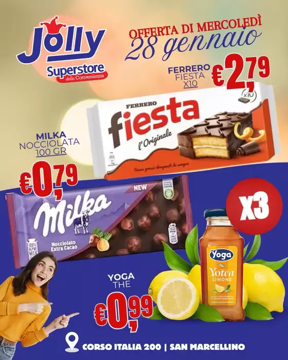 Volantino Jolly Market a Marsciano | Offerta | 2026-01-28T00:00:00.000Z - 2026-01-28T00:00:00.000Z