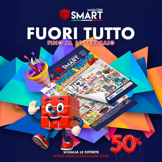 Volantino Magazzini Smart a Marsciano | Fino al 10 febbraio | 2026-02-01T00:00:00.000Z - 2026-02-10T00:00:00.000Z