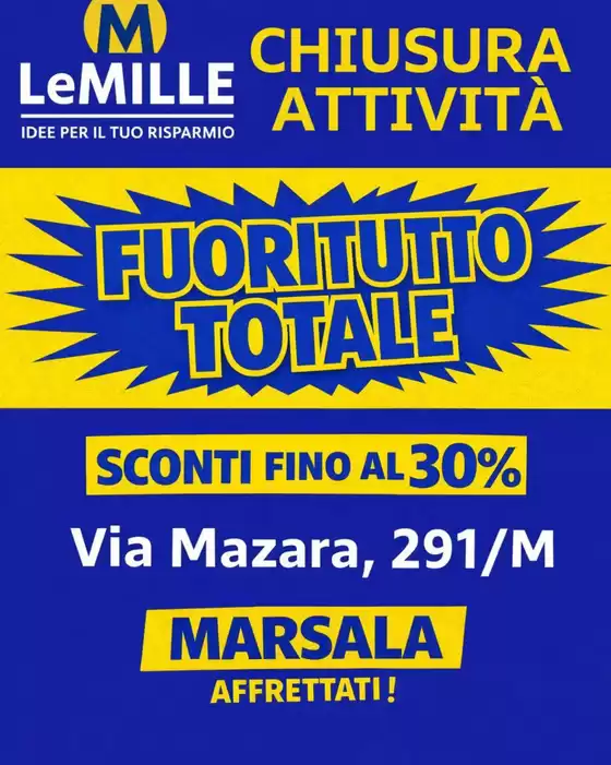 Volantino Le Mille a Castellarano | Sconti fino al 30% | 2026-01-28T00:00:00.000Z - 2026-02-11T00:00:00.000Z