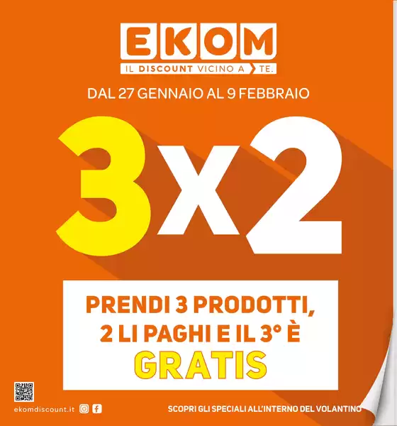 Volantino Ekom a Castelletto sopra Ticino | DAL 27 GENNAIO AL 9 FEBBRAIO | 2026-01-27T00:00:00.000Z - 2026-02-09T00:00:00.000Z
