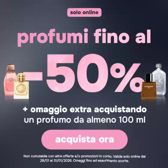 Volantino Beauty Star a Fabbrico | Profumi fino al -50% | 2026-01-28T00:00:00.000Z - 2026-01-31T00:00:00.000Z