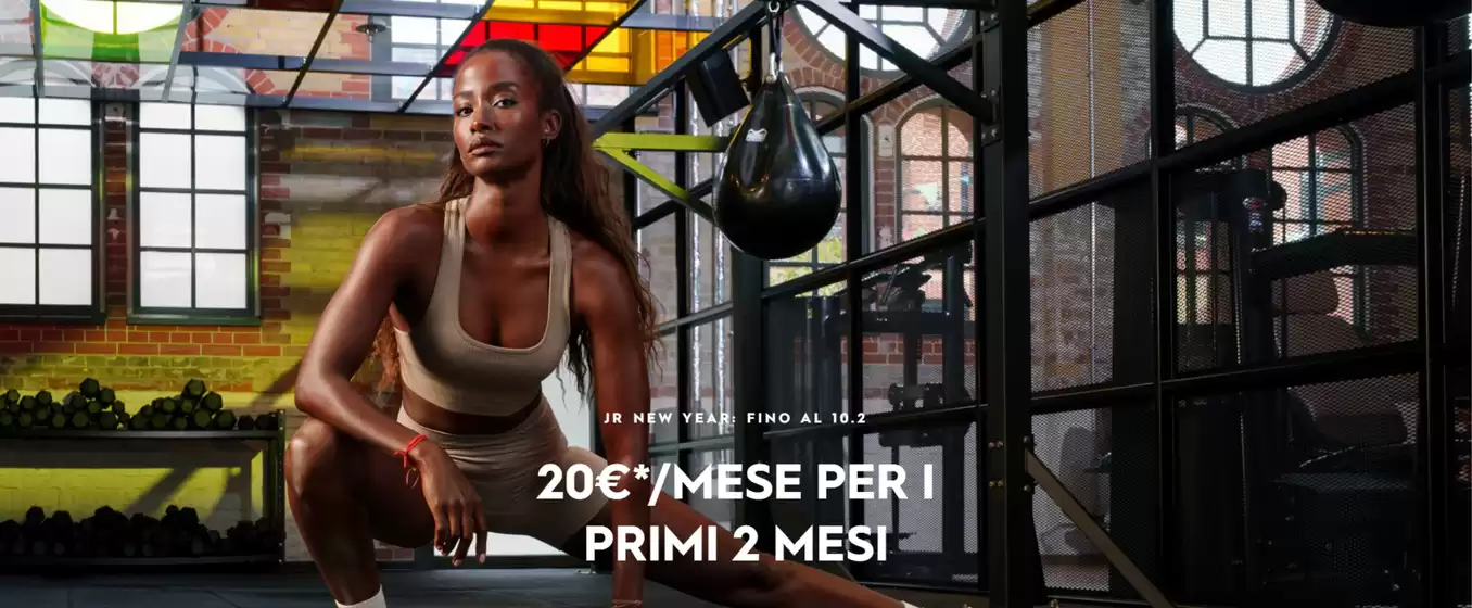 Volantino JOHN REED Fitness a Bari | 20€ / mese per i primi 2 mesi | 2026-01-28T00:00:00.000Z - 2026-02-10T00:00:00.000Z