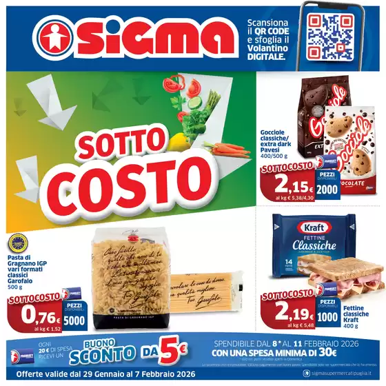Volantino Sigma a Quattro Castella | Sotto Costo | 2026-01-29T00:00:00.000Z - 2026-02-07T00:00:00.000Z