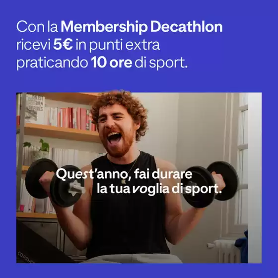 Volantino Decathlon a Napoli | Ricevi 5€ in punti extra | 2026-01-28T00:00:00.000Z - 2026-02-15T00:00:00.000Z