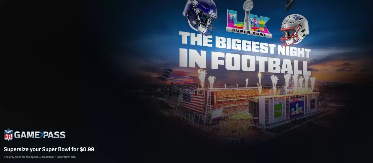 Volantino DAZN a Catanzaro | Supersize your Super Bowl for 0.99$ | 2026-01-28T00:00:00.000Z - 2026-02-09T00:00:00.000Z