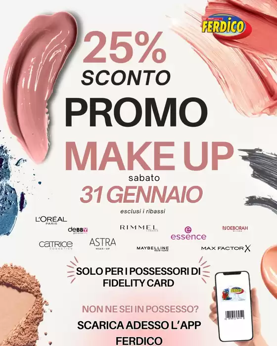 Volantino Ferdico a Spadafora | Promo make up | 2026-01-31T00:00:00.000Z - 2026-01-31T00:00:00.000Z