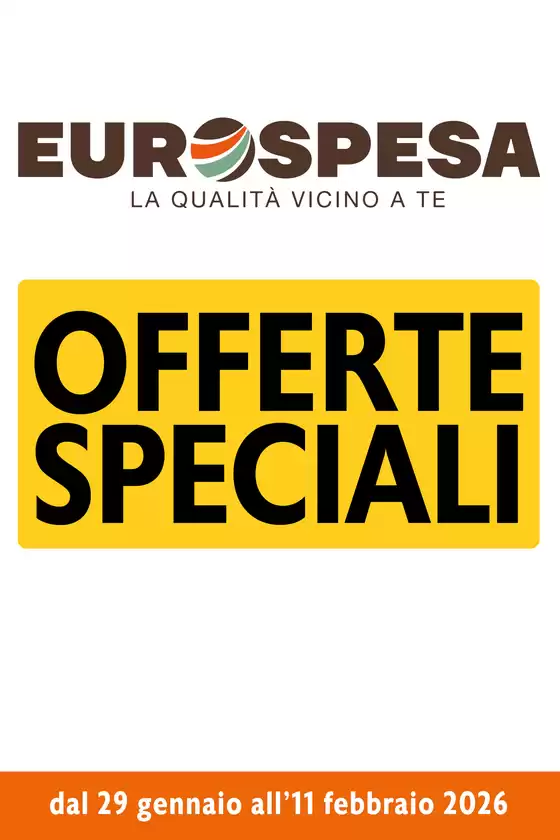 Volantino Eurospesa a Qualiano | Offerte Speciali | 2026-01-29T00:00:00.000Z - 2026-02-11T00:00:00.000Z