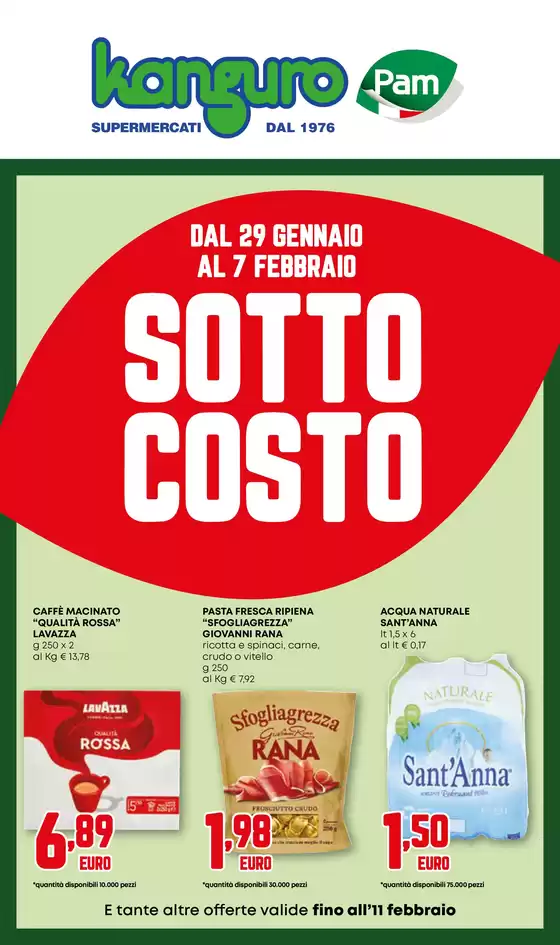Volantino Kanguro a Qualiano | Sottocosto | 2026-01-29T00:00:00.000Z - 2026-02-11T00:00:00.000Z