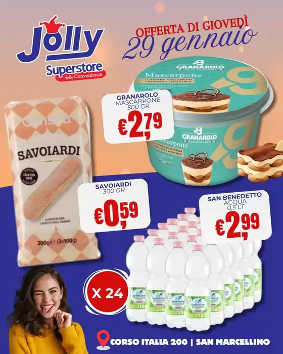 Volantino Jolly Market a Saronno | Offerte | 2026-01-29T00:00:00.000Z - 2026-01-29T00:00:00.000Z