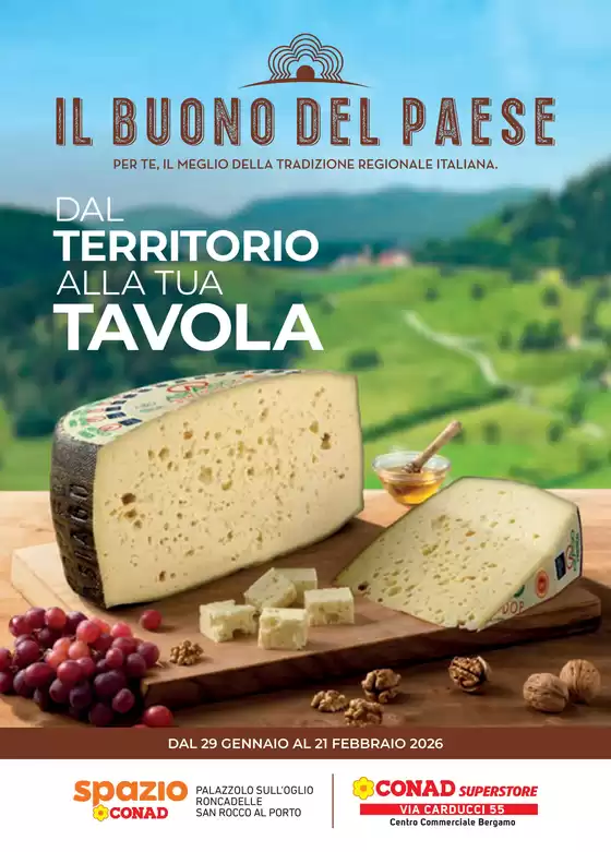 Volantino Conad Superstore a Nuoro | Il buono del paese | 2026-01-29T00:00:00.000Z - 2026-02-21T00:00:00.000Z