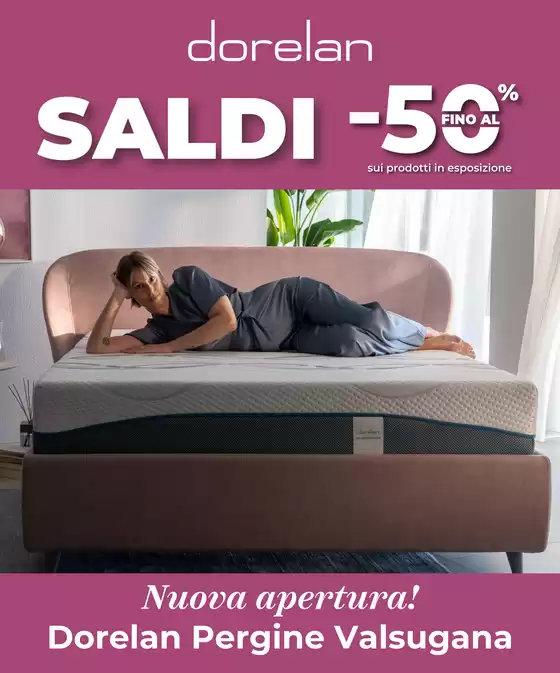 Volantino Dorelan a Asti | Nuova Apertura Pergine | 2026-01-17T00:00:00.000Z - 2026-02-14T00:00:00.000Z
