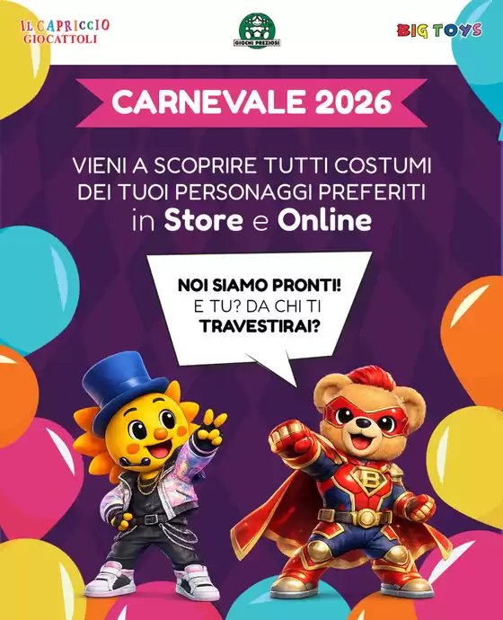 Volantino il Capriccio Giocattoli a Lugo | il Capriccio Giocattoli | 2026-01-30T00:00:00.000Z - 2026-01-30T00:00:00.000Z