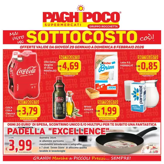 Volantino PaghiPoco a Ricadi | Sottocosto  | 2026-01-30T00:00:00.000Z - 2026-02-08T00:00:00.000Z