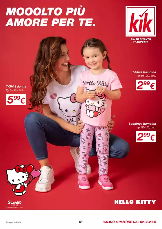 Volantino KiK | Mooolto piu amore per te. | 2026-02-02T00:00:00.000Z - 2026-02-28T00:00:00.000Z