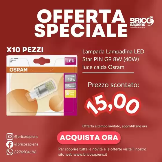 Volantino Brico Sapiens a Treiso | Offerta speciale | 2026-01-30T00:00:00.000Z - 2026-02-28T00:00:00.000Z