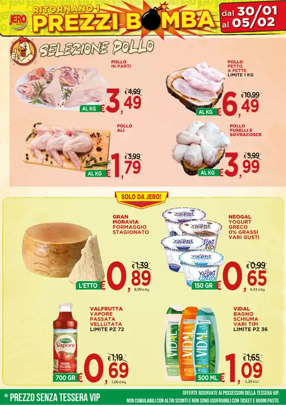 Volantino Jero Market | Prezzi bomba | 2026-01-30T00:00:00.000Z - 2026-02-05T00:00:00.000Z